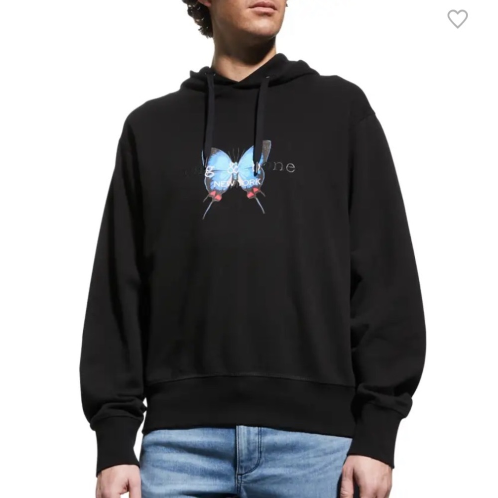 Men's City Butterfly Logo Hoodie